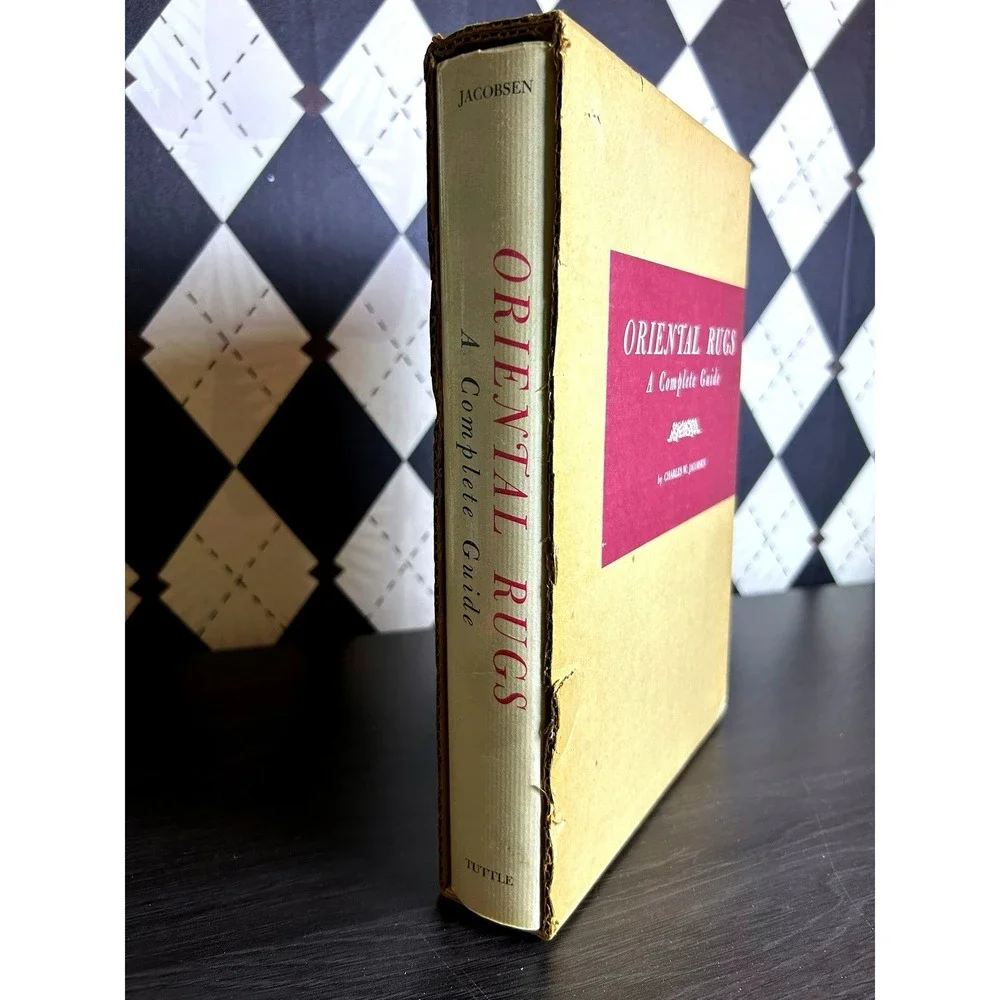 Oriental Rugs Complete Guide Charles W. Jacobsen 1972 Hardcover Slipcase